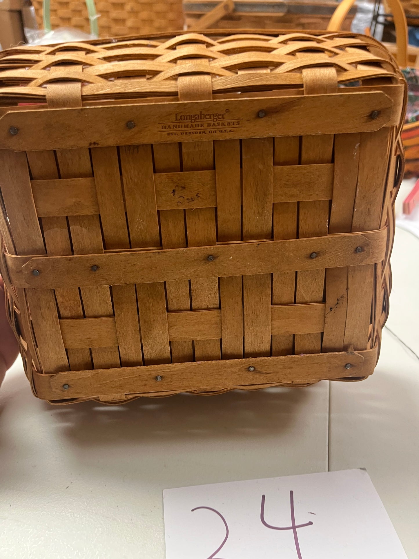 Longaberger napkin basket