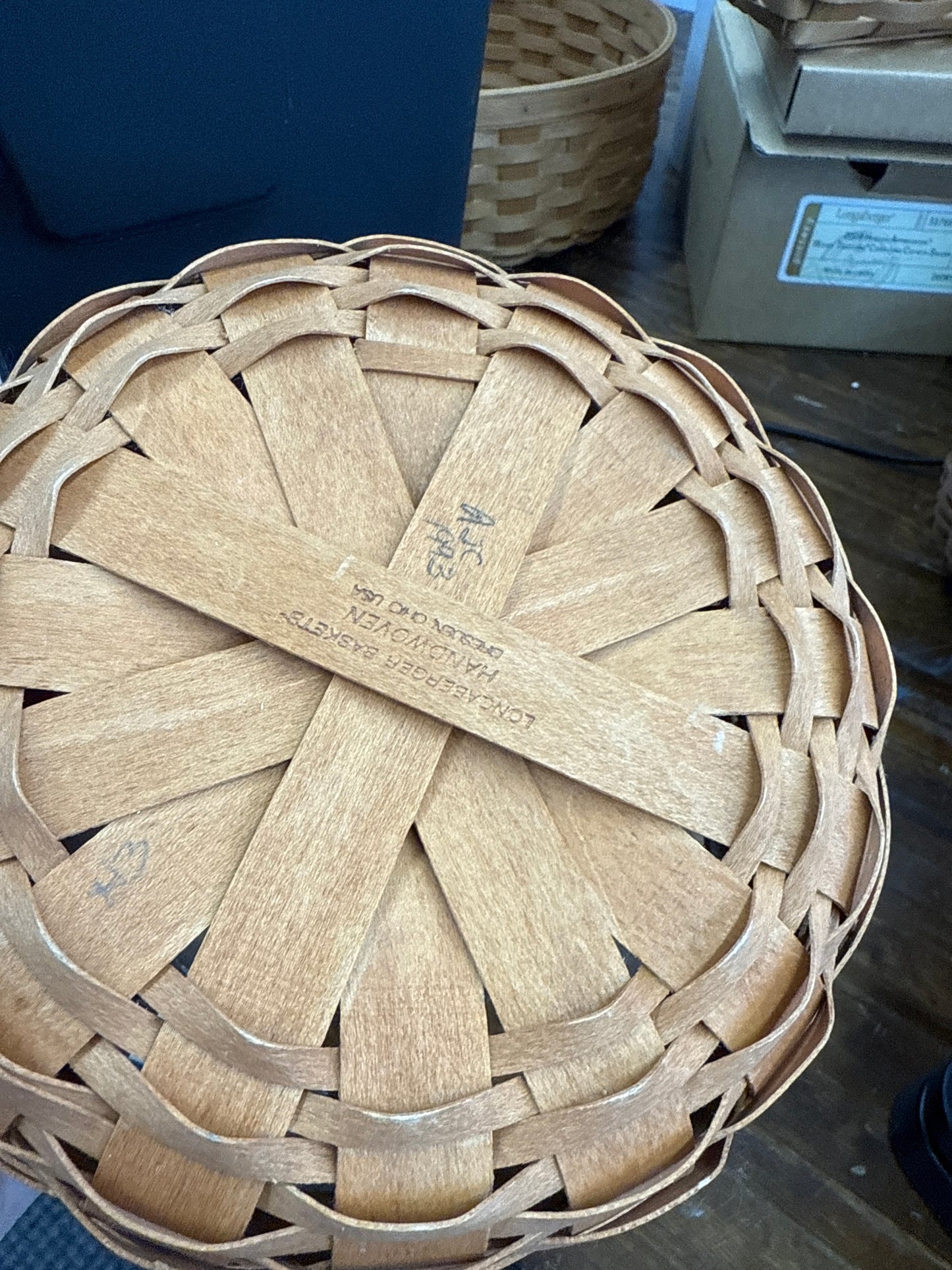 Longaberger button basket
