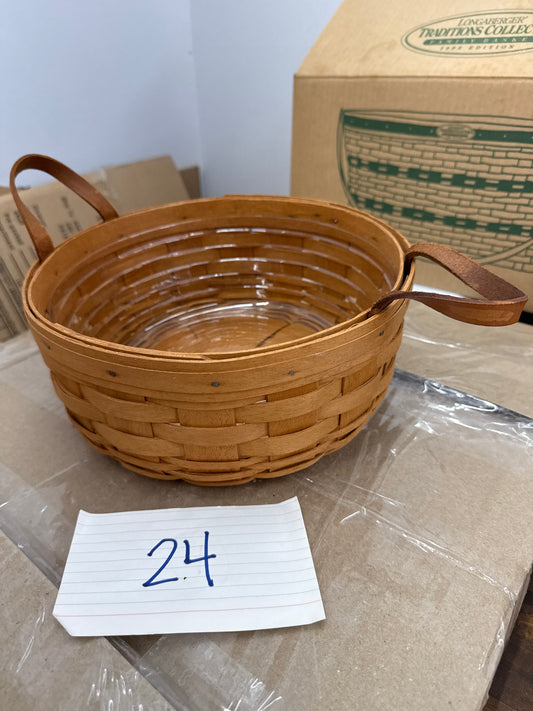 Longaberger darning basket with protector