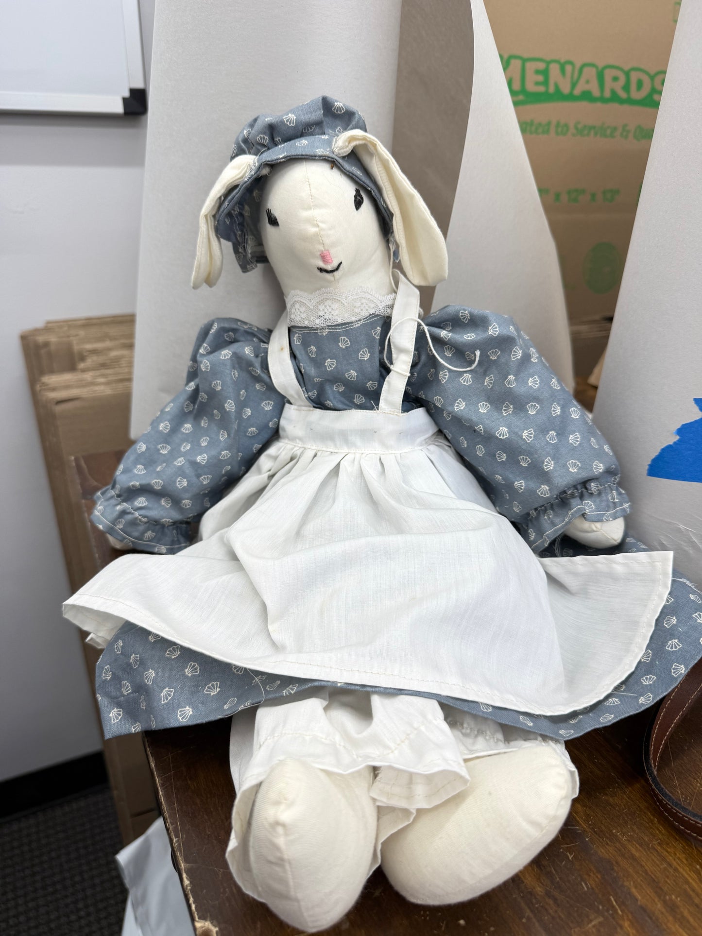 Homestead bunny -apron needs cleaned