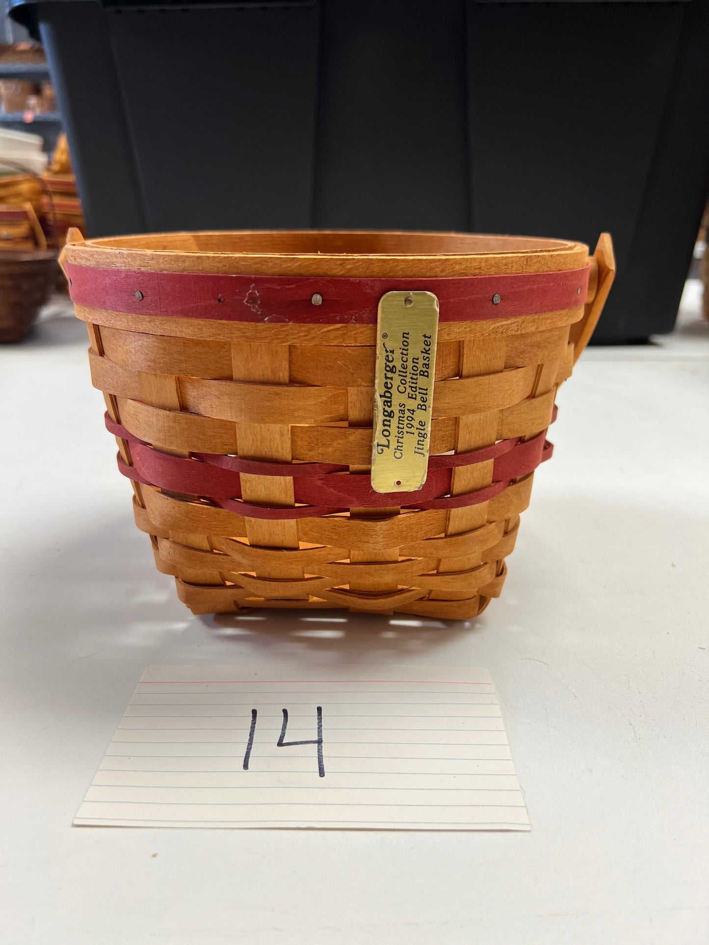 Longaberger jingle bell basket