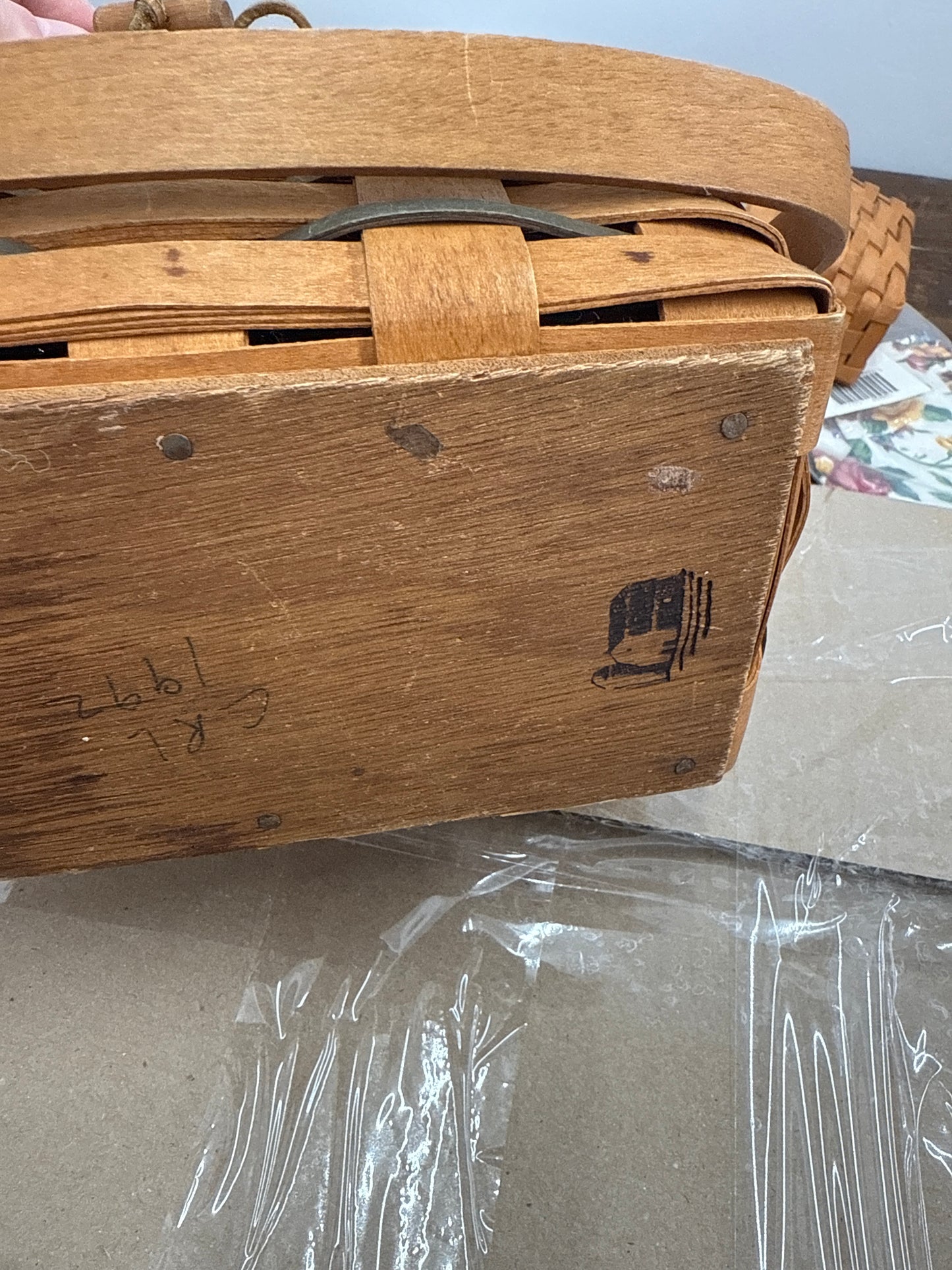 Longaberger purse with protector
