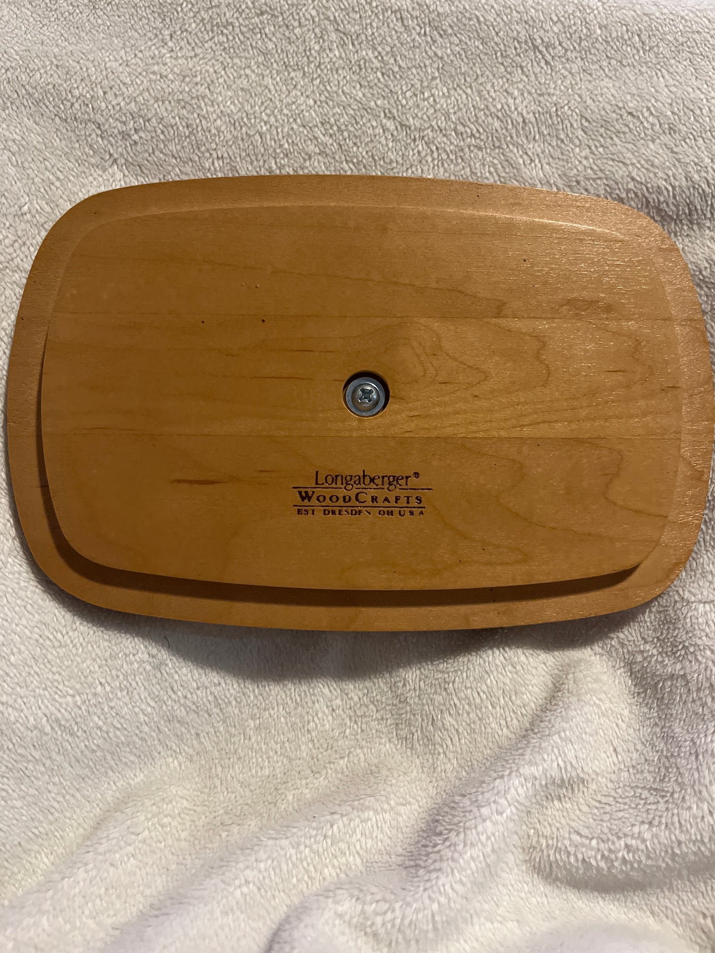 Longaberger 7.5”x5” rectangular lid