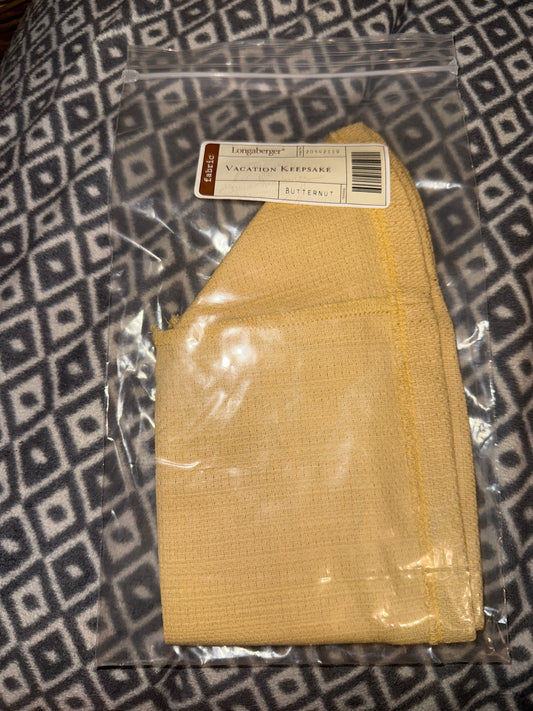 Longaberger Vacation Keepsake Liner in Butternut