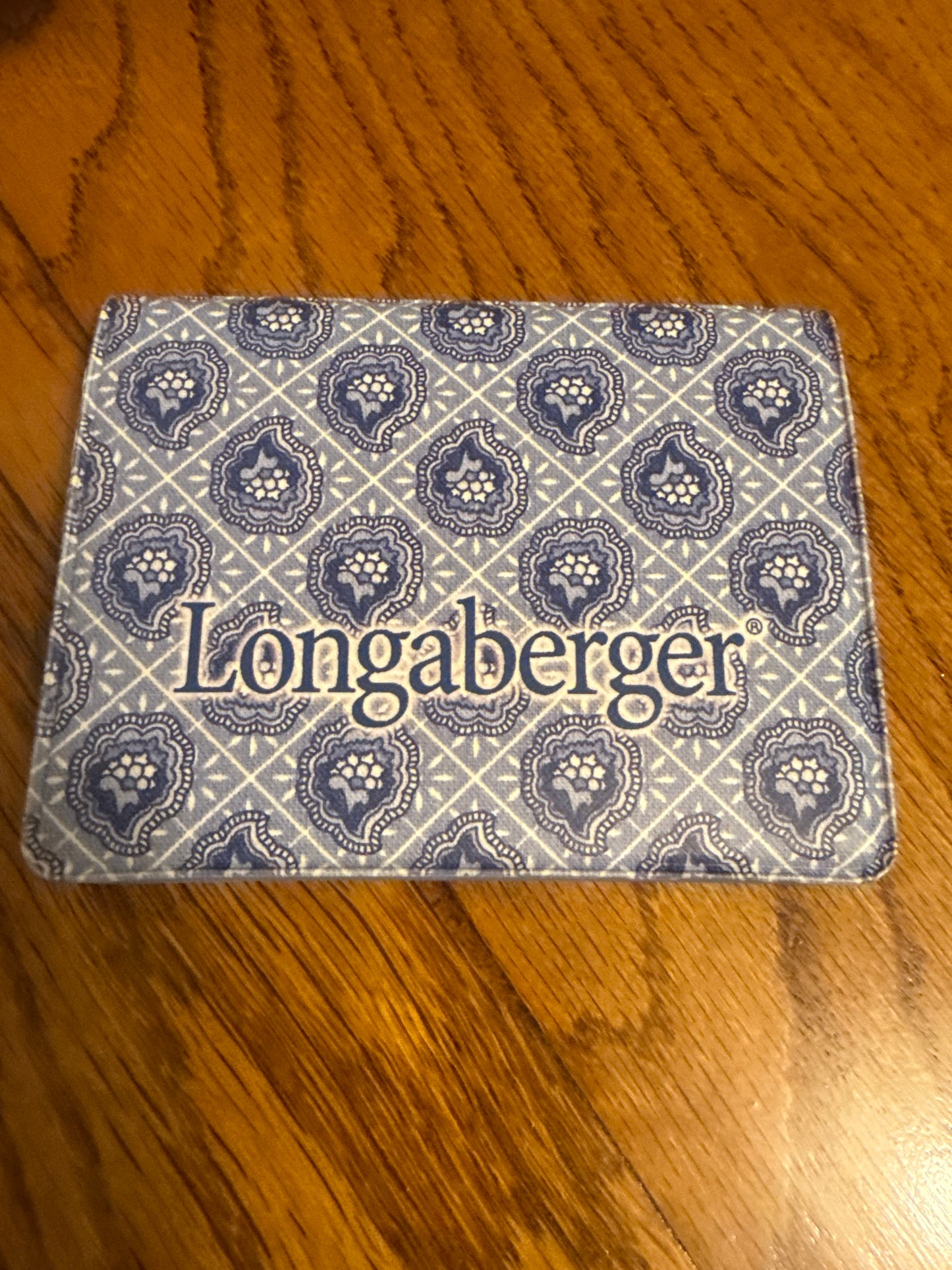 Longaberger post it note holder