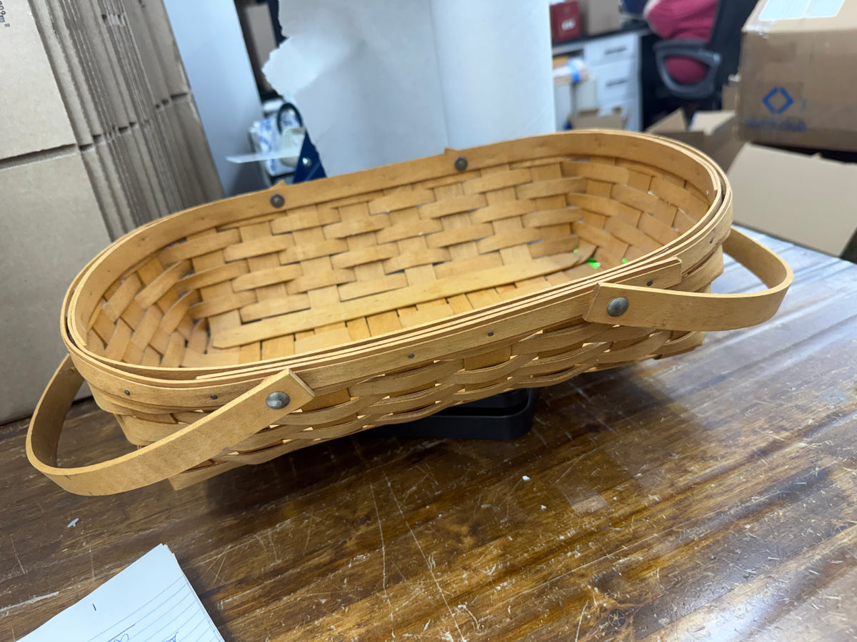 Longaberger oval gathering basket