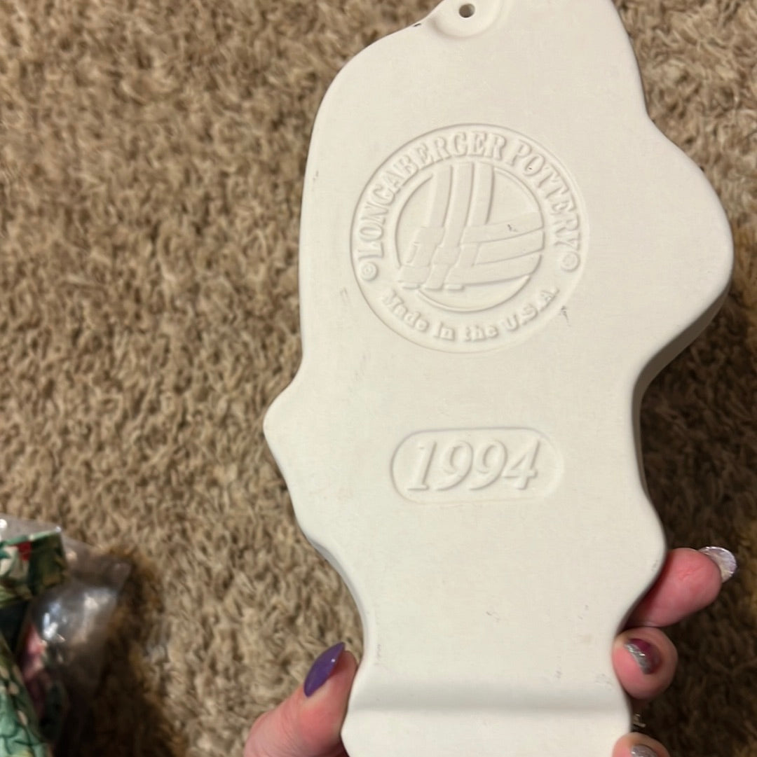 Longaberger Hope cookie mold