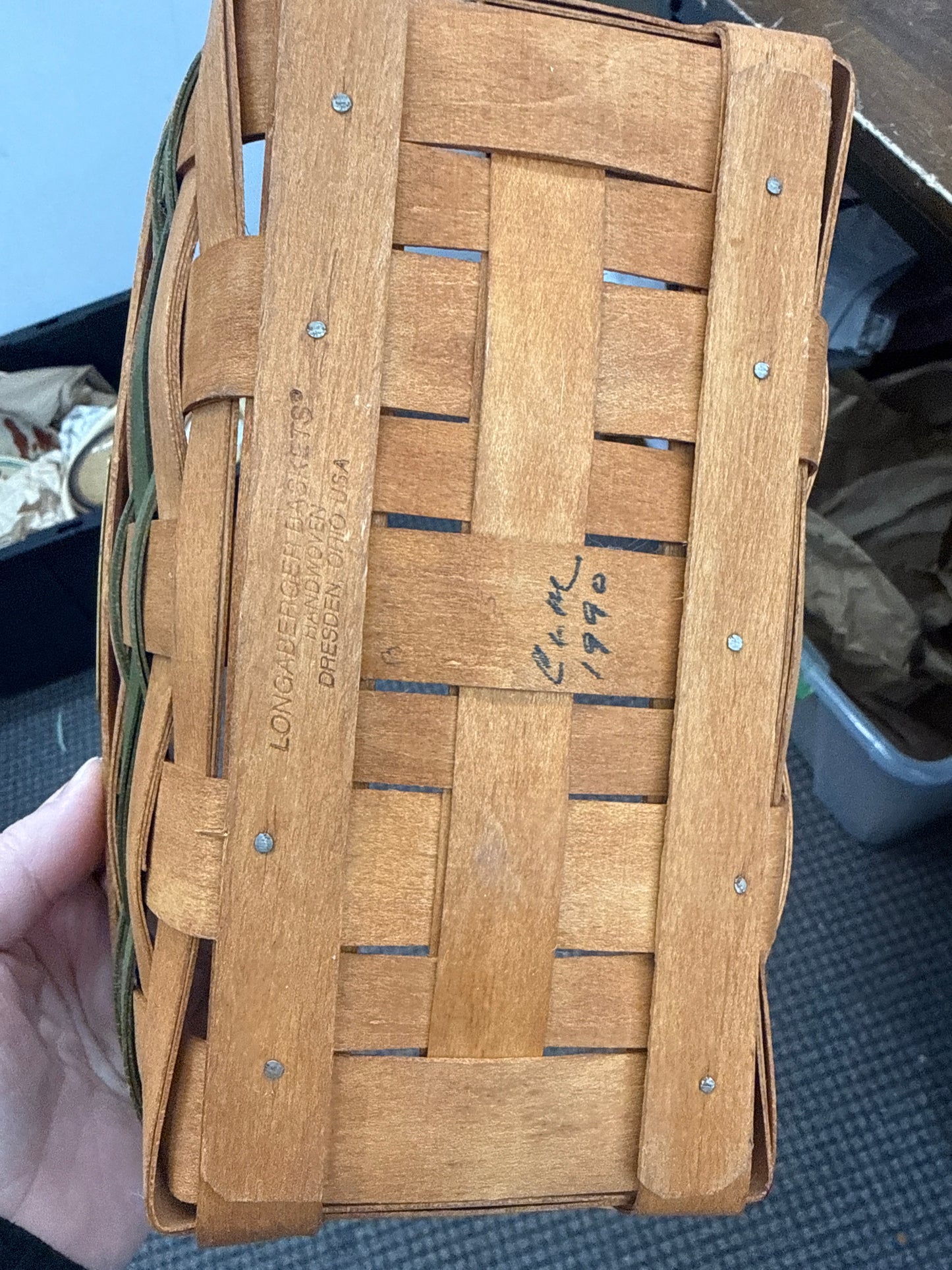 Longaberger gingerbread basket