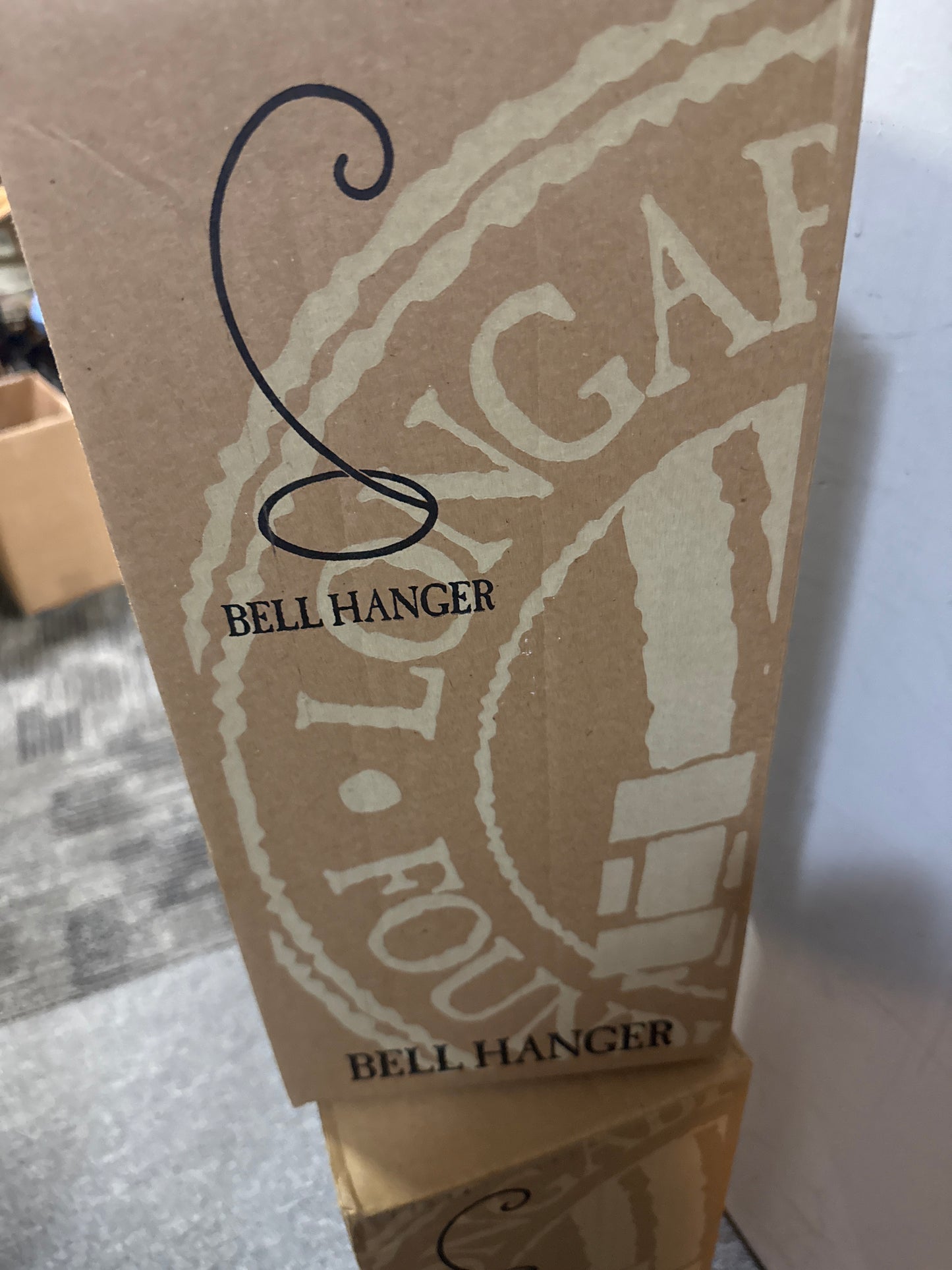 Longaberger wrought iron bell hangers