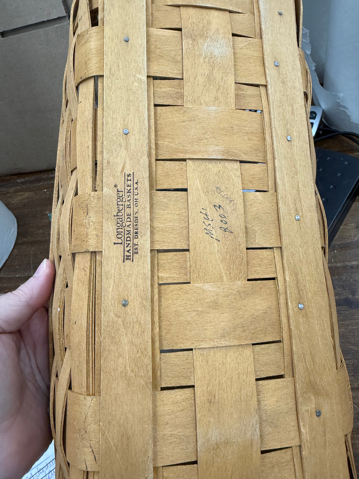 Longaberger bread basket