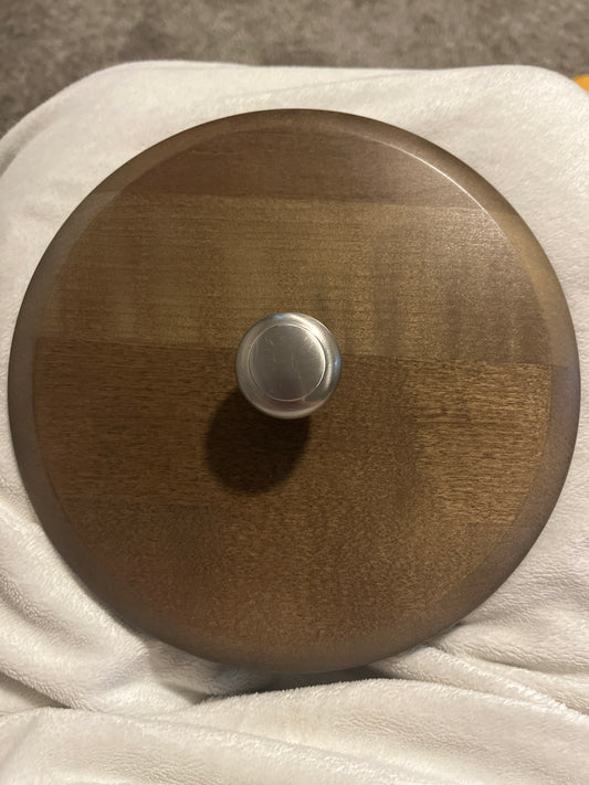 Longaberger 8.5” round lid - silver knob
