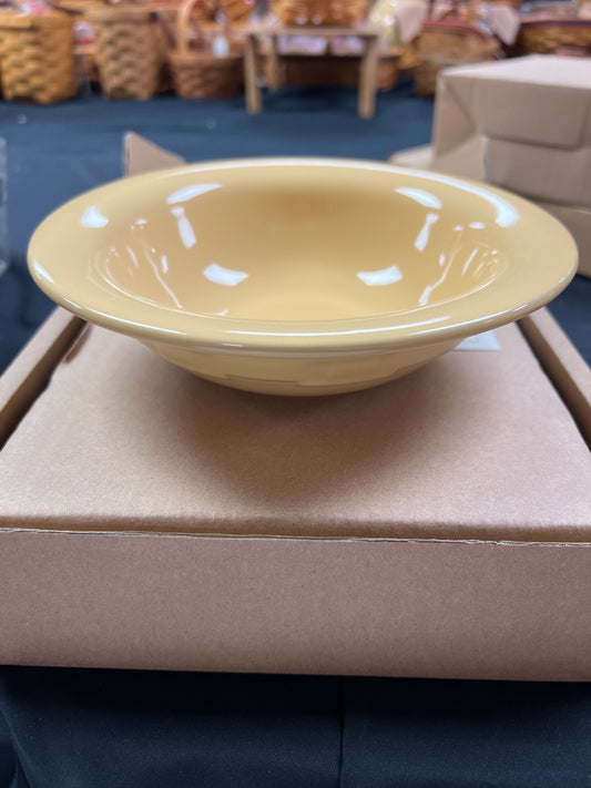 Longaberger butternut dip bowl