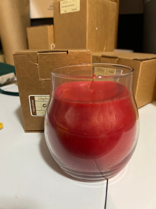 Longaberger candle jar in cinnamon stick