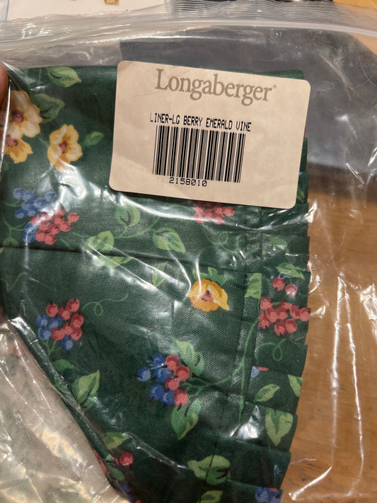 Longaberger large berry in emerald vine