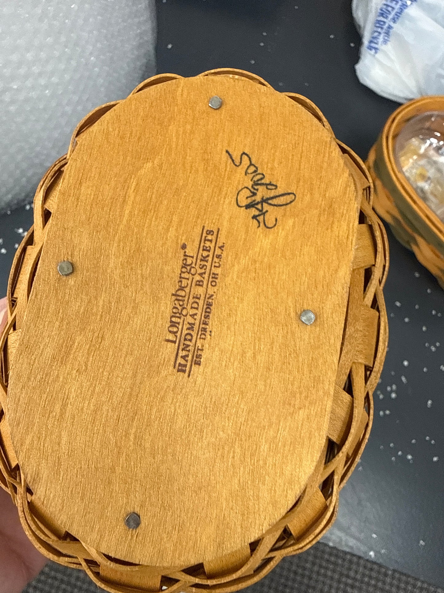Longaberger lucky charm basket