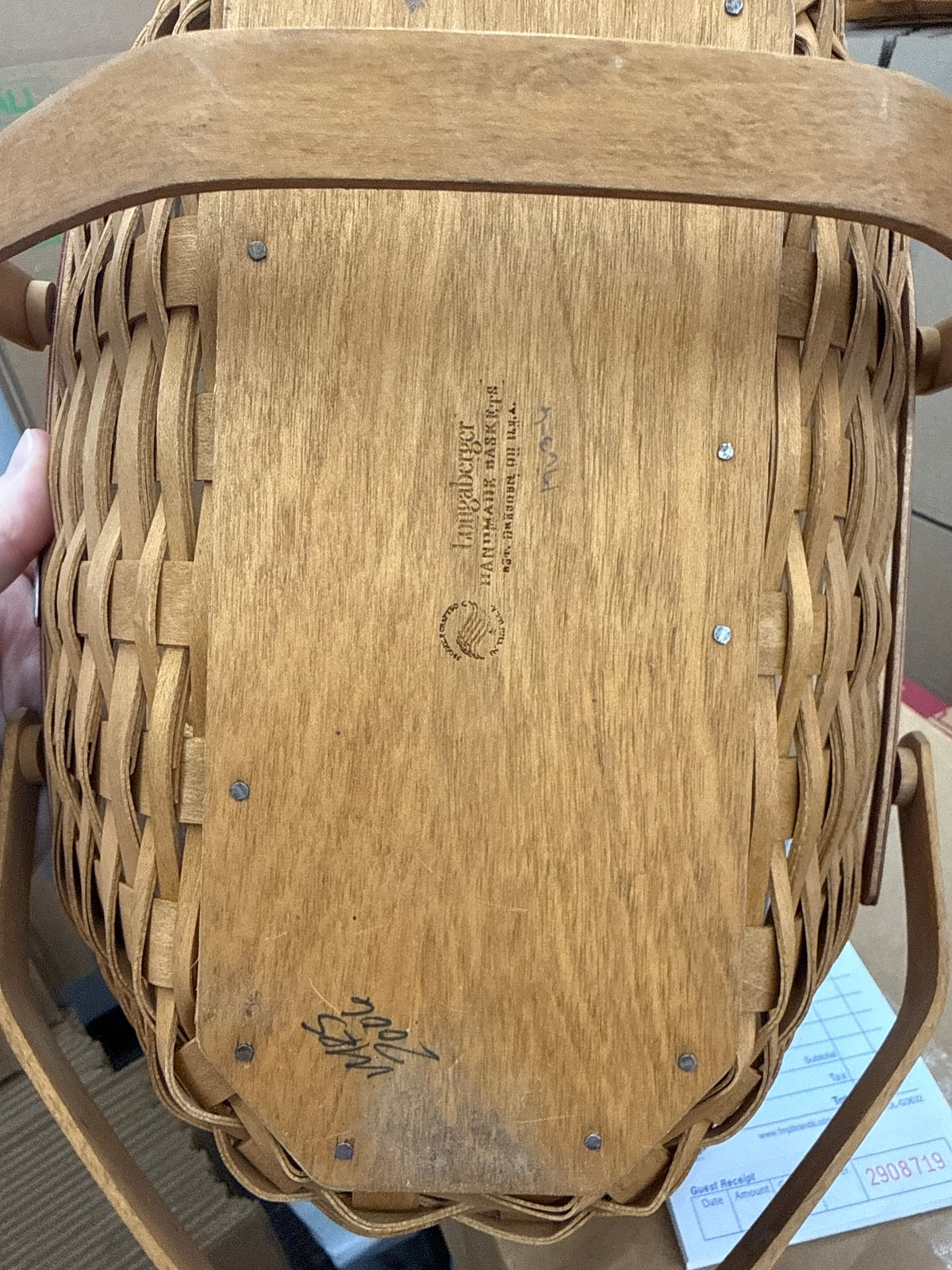 Longaberger 2006 natures garland basket with protector