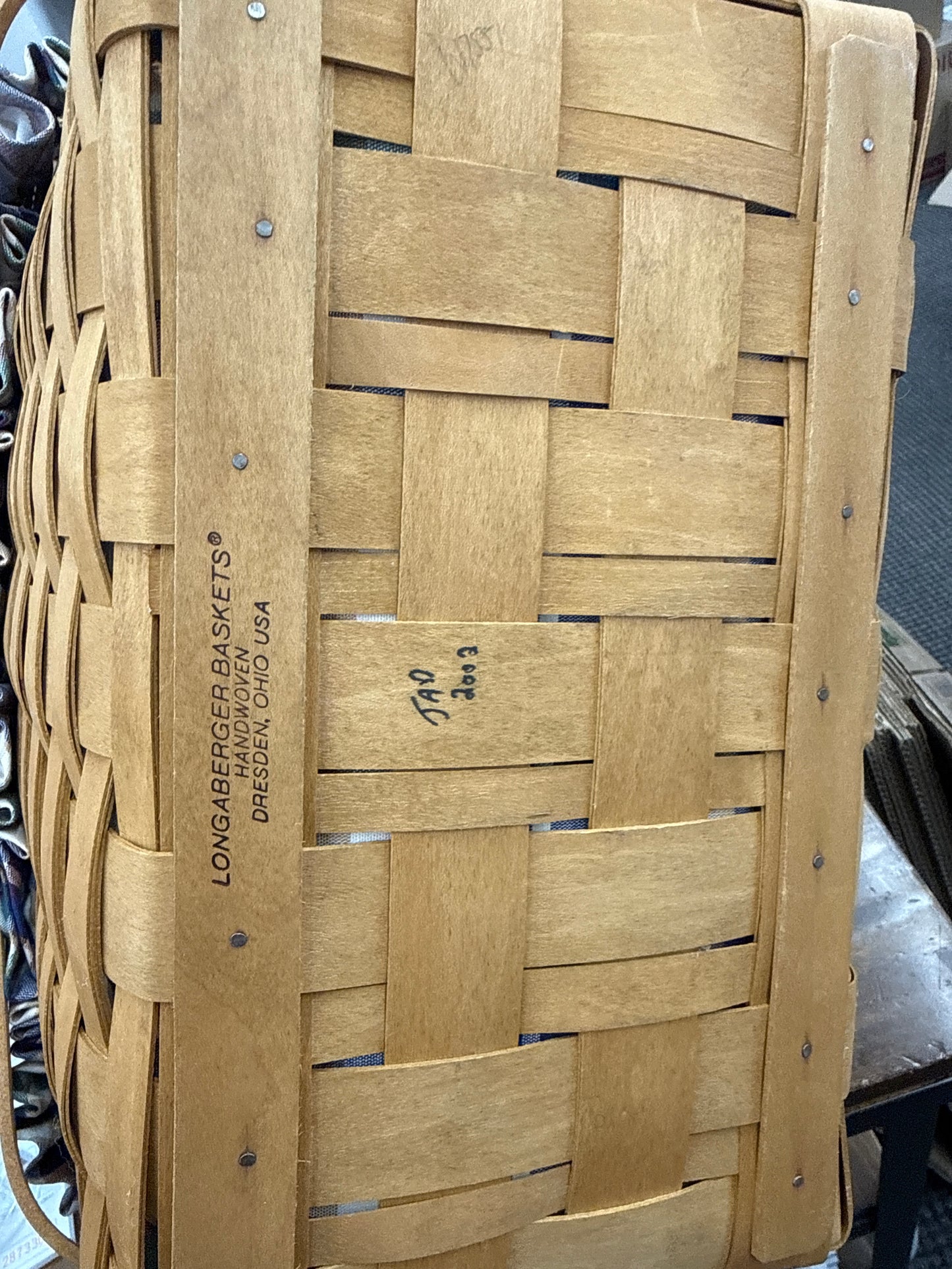 Longaberger medium market with liner