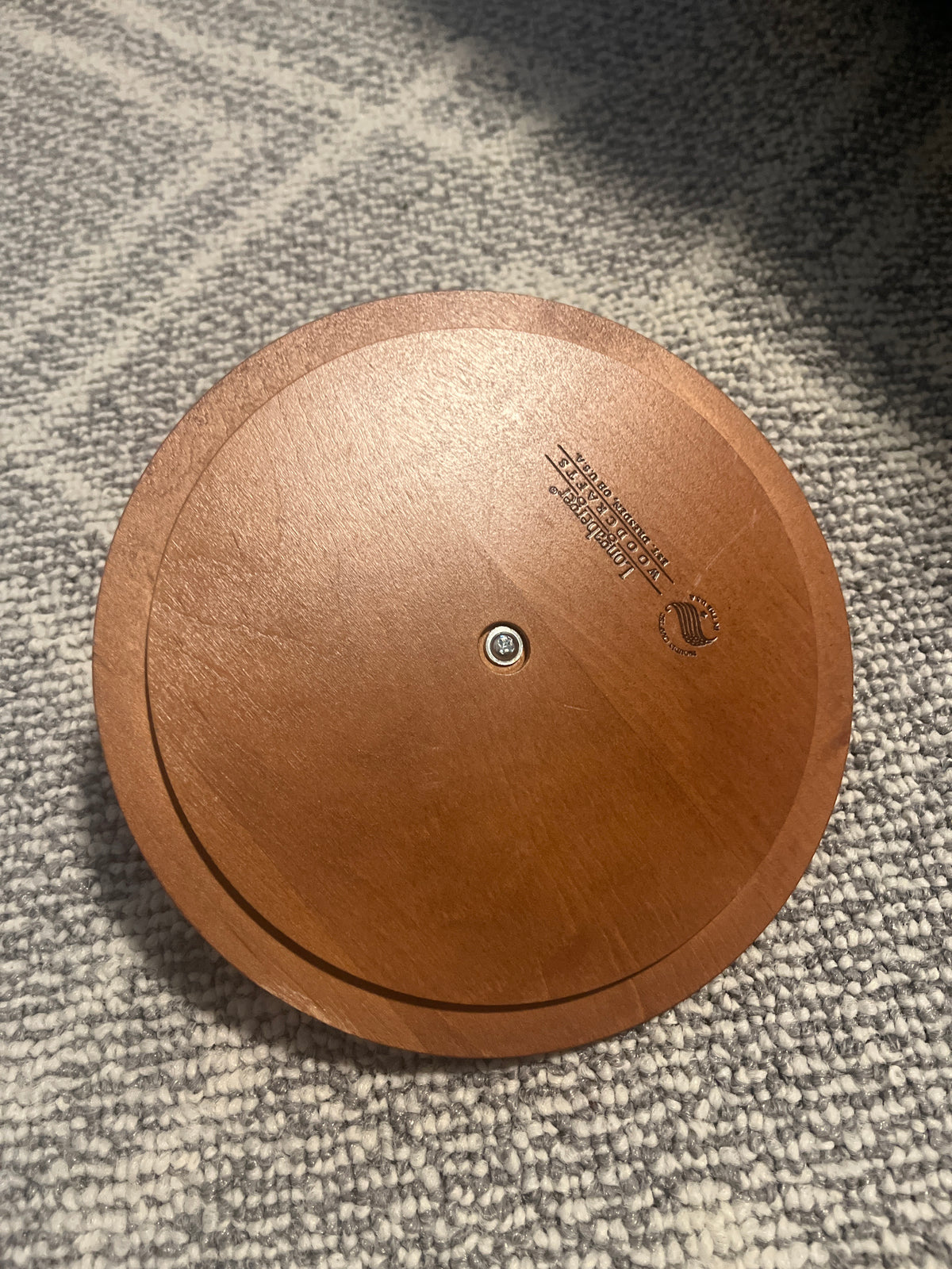 Longaberger 7” pumpkin top lid