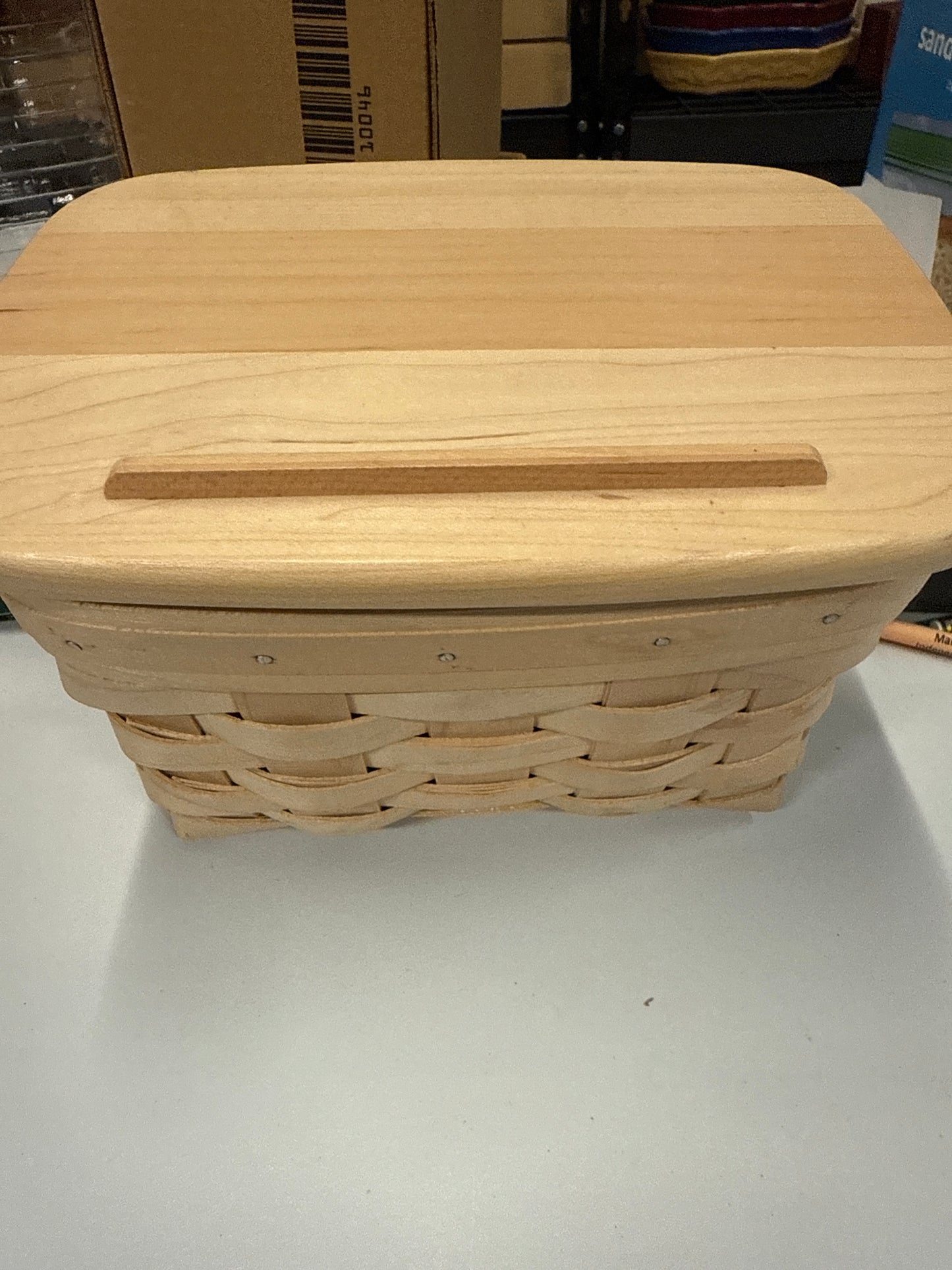 Longaberger recipe basket ( see stains on back and inside).