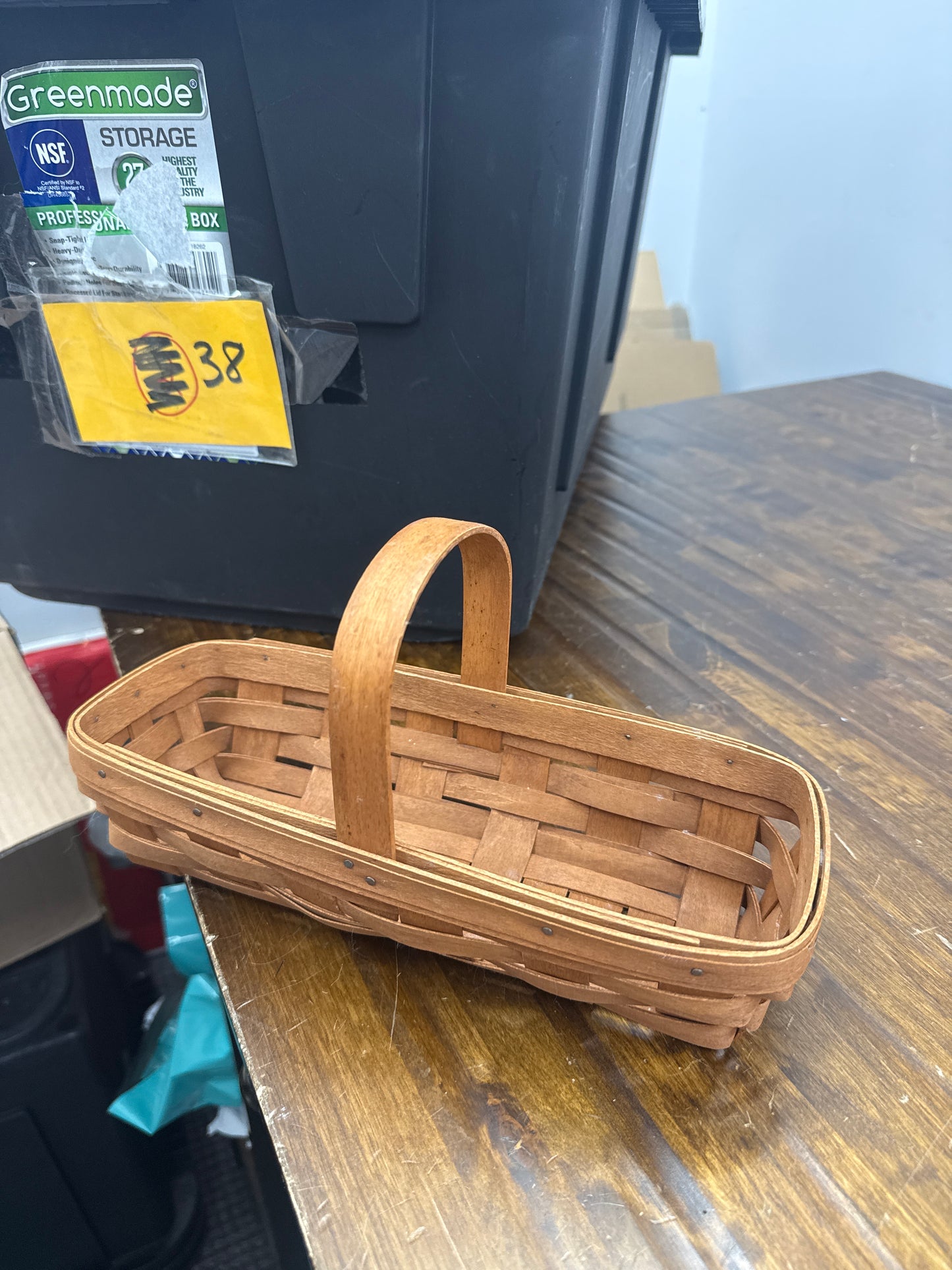 Longaberger bed basket