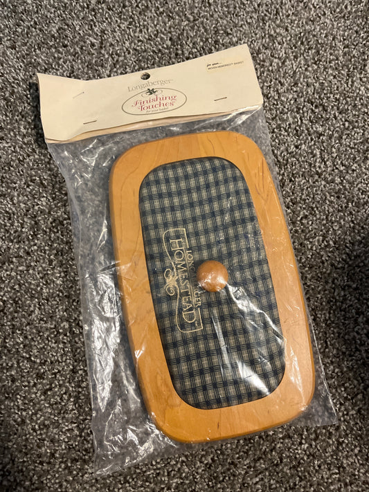 Longaberger Homestead Woven Memories basket lid