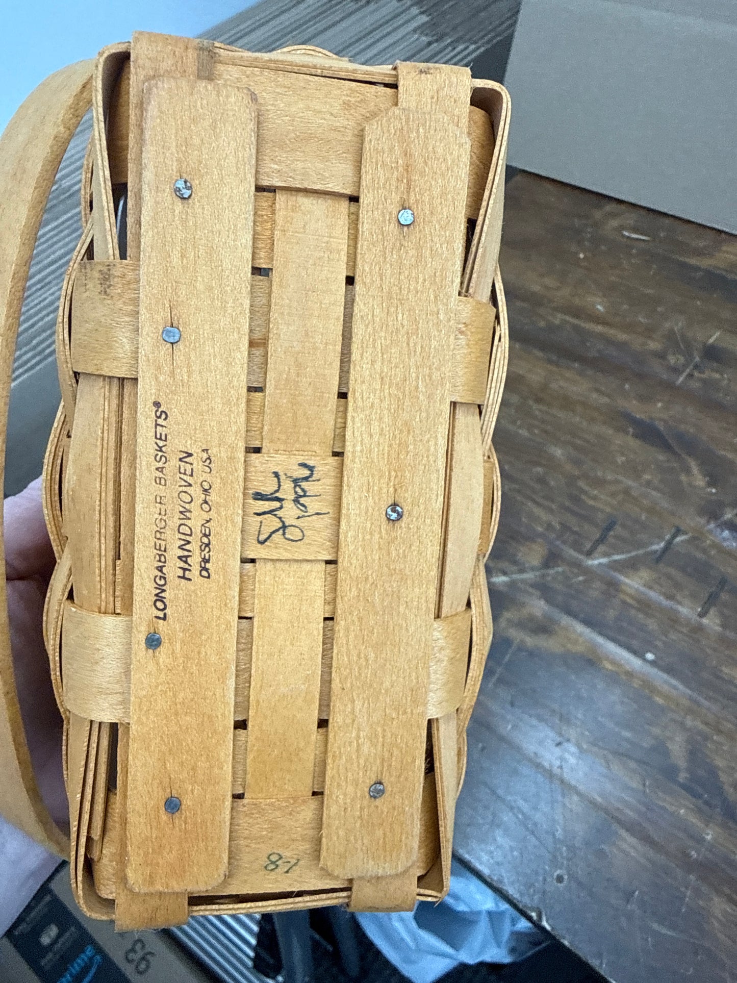 Longaberger Dresden tour basket II