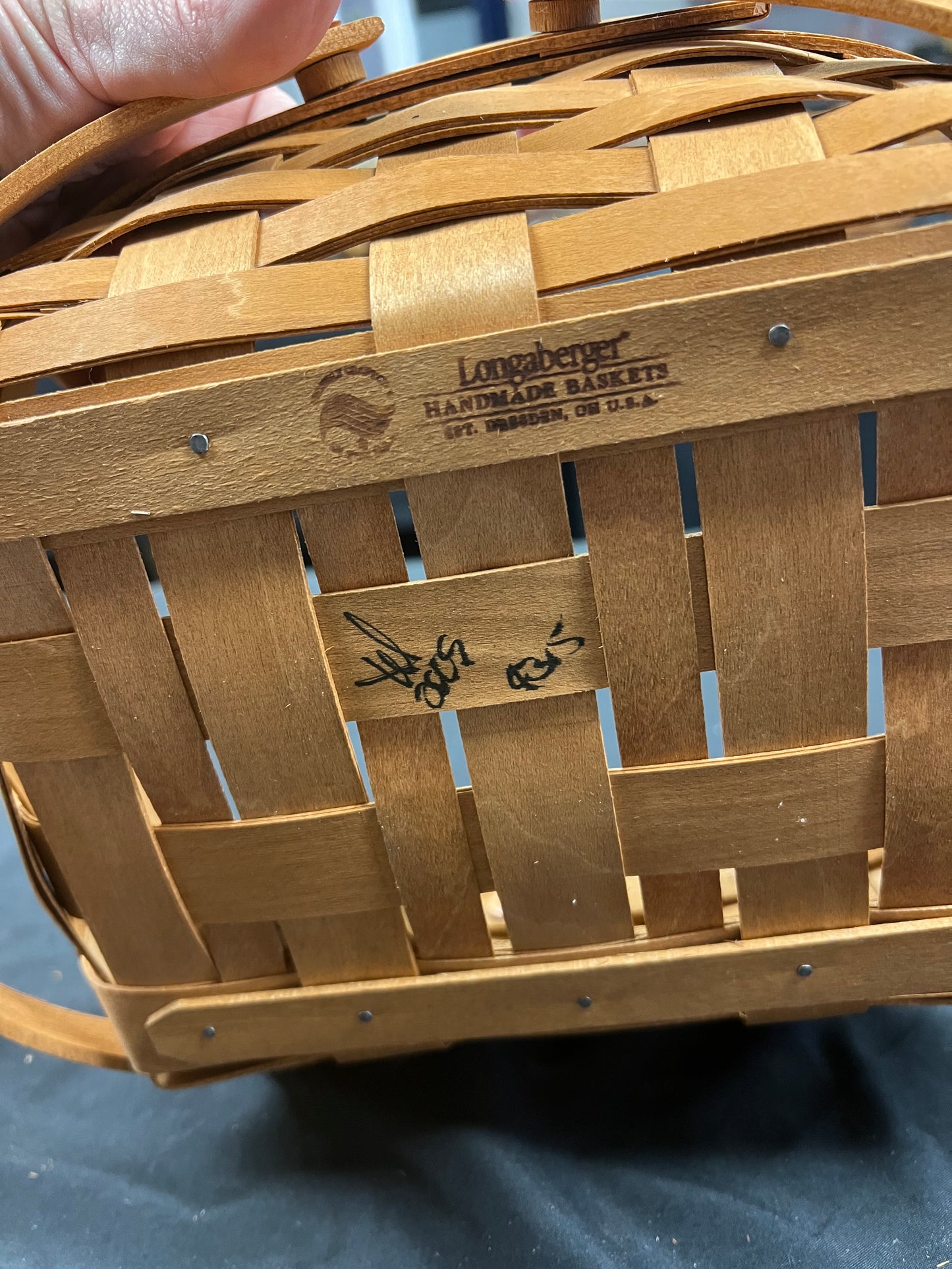 Longaberger Oval Muffin Basket