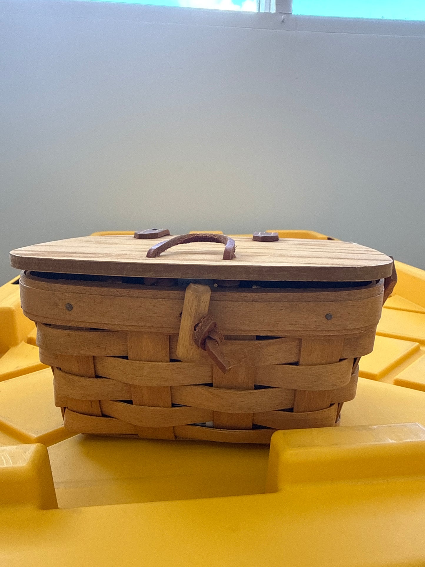 Longaberger kiddie basket purse with protector