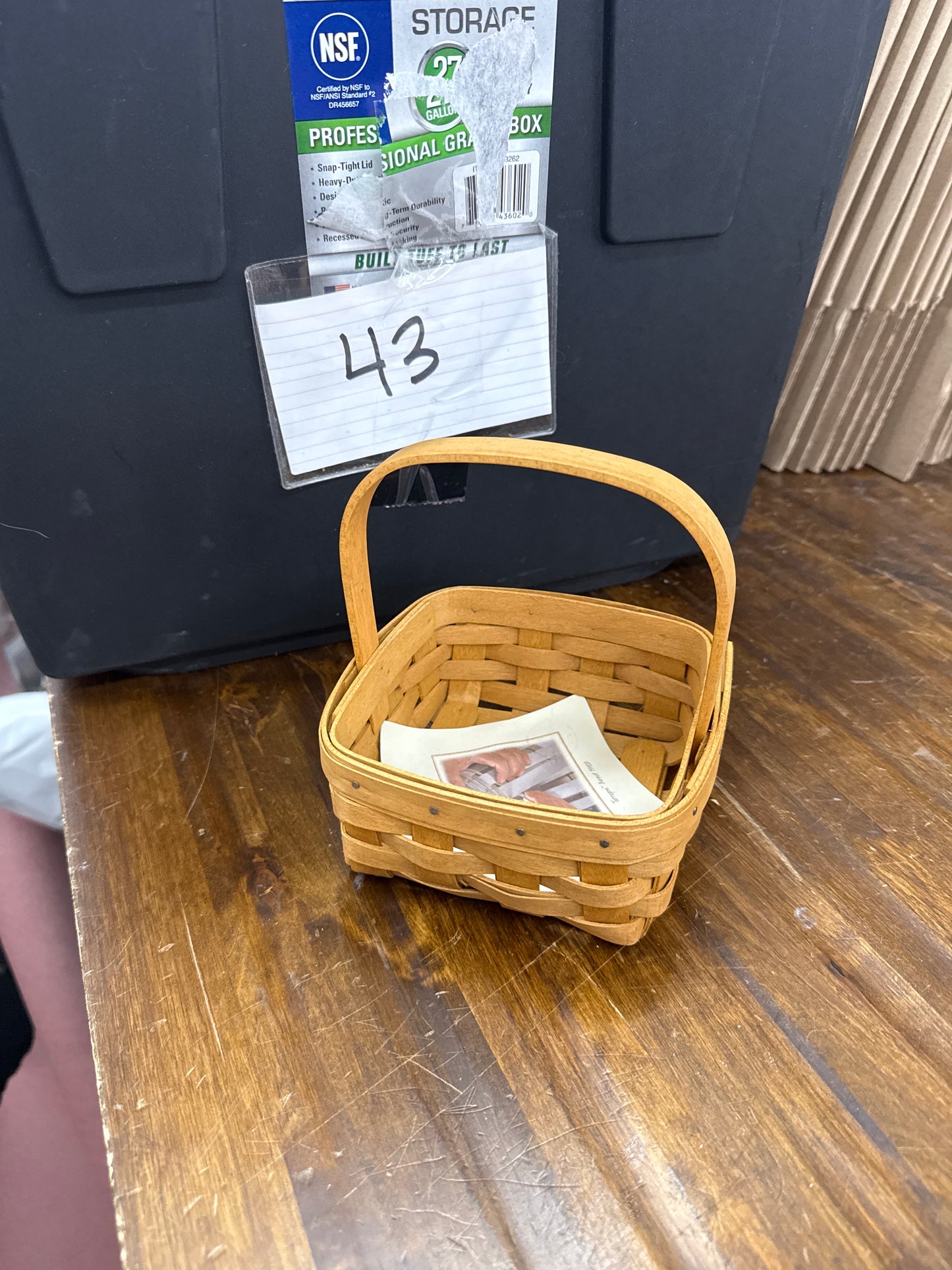 Longaberger tarragon basket