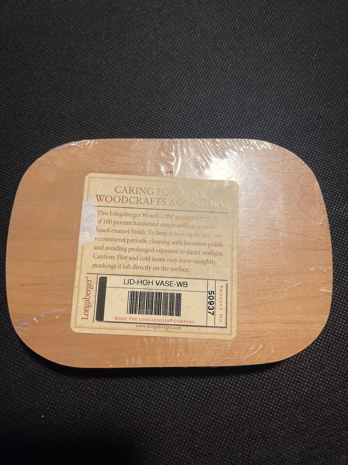 Longaberger Horizon of Hope vase lid