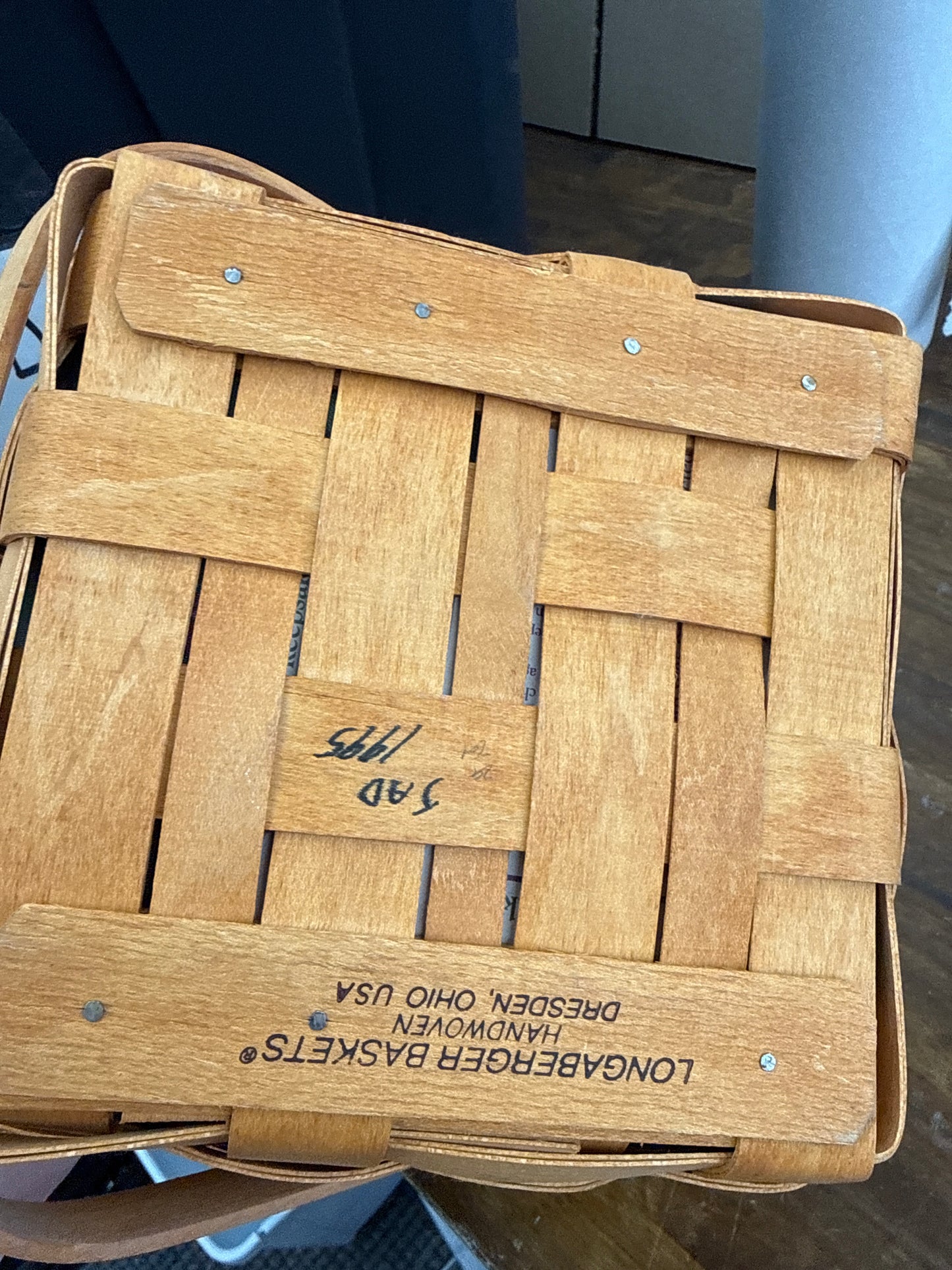 Longaberger large berry basket with liner and protector