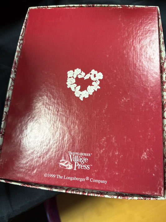 Longaberger love stationary and envelopes