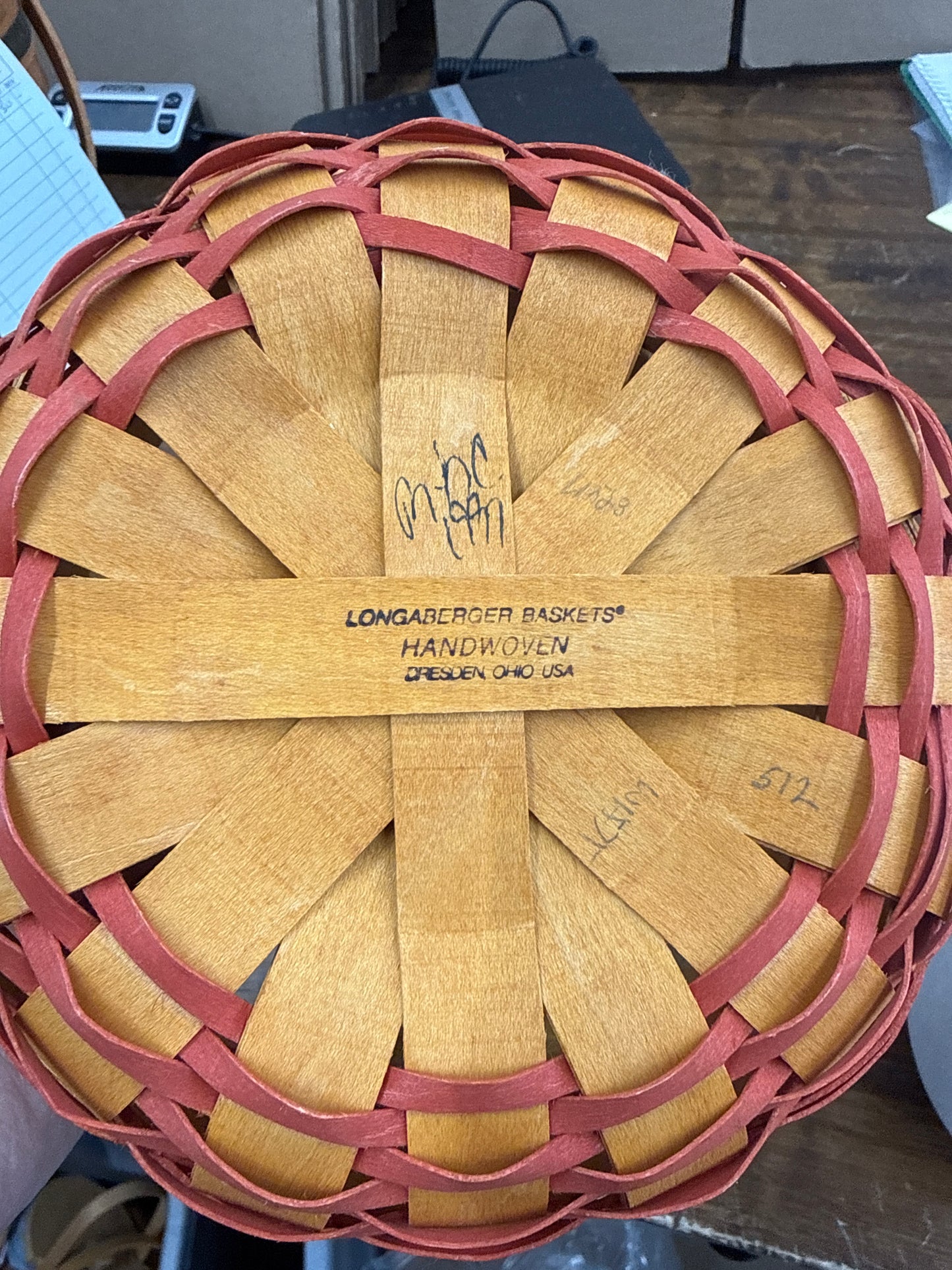 Longaberger rings and things basket