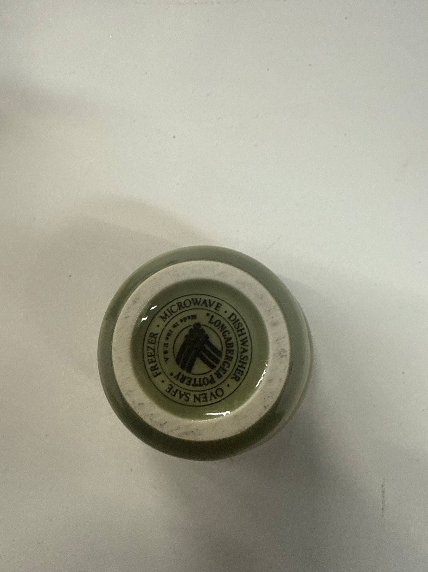 Longaberger votive in sage