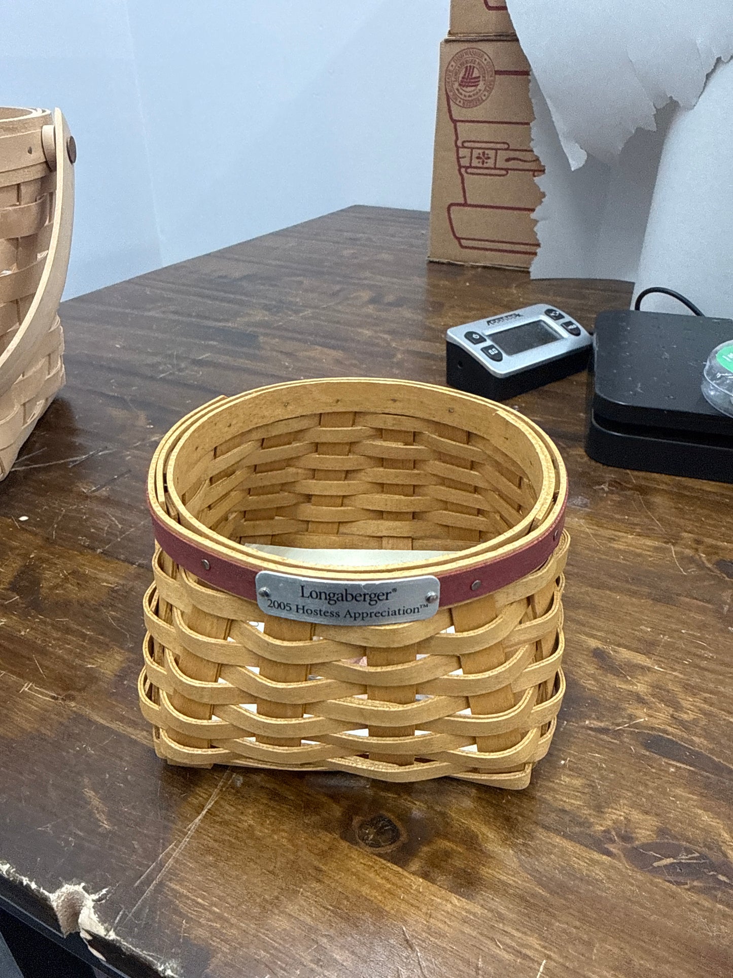 Longaberger 2005 hostess appreciation basket