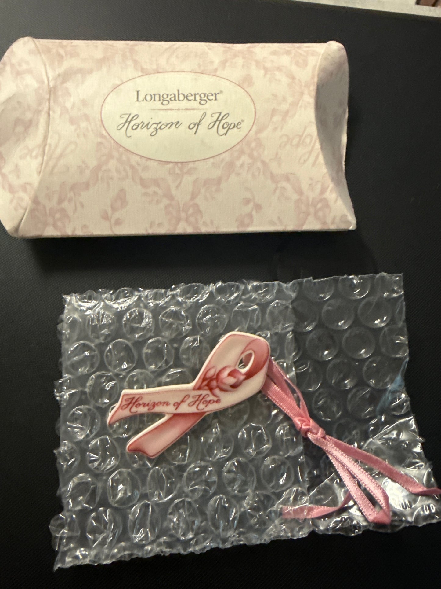 Longaberger horizon of hope tie on