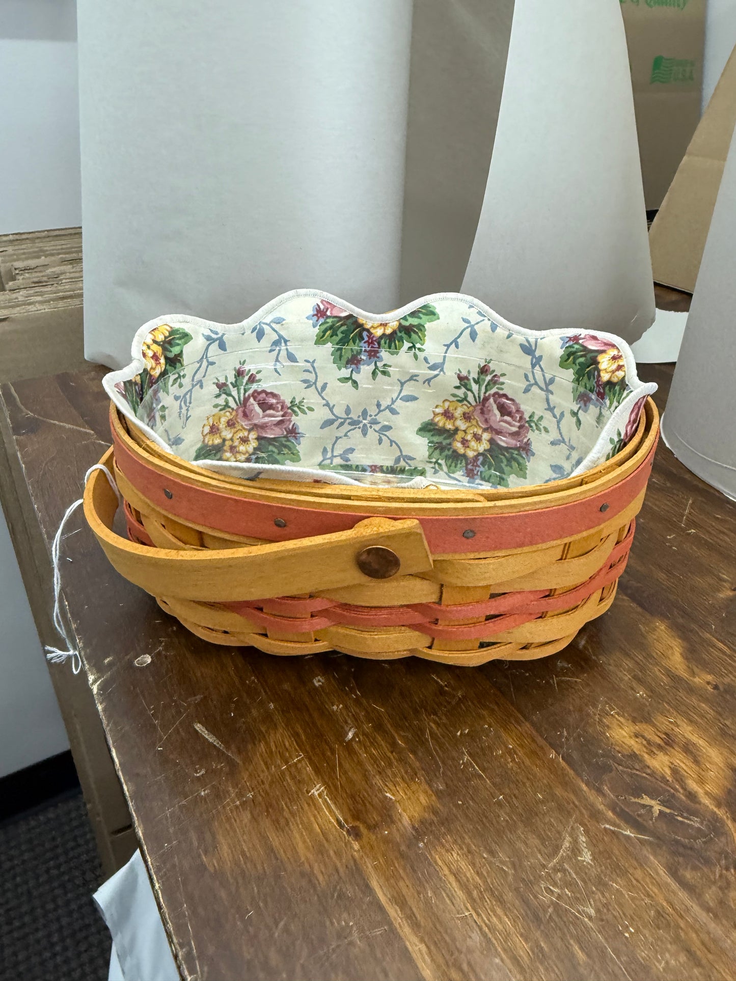 Longaberger tea for two basket