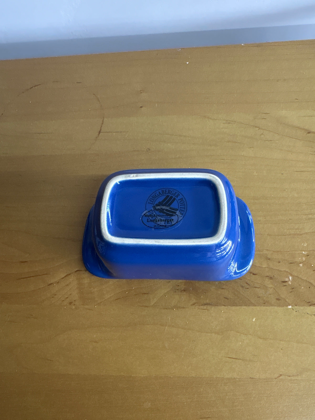Longaberger Sugar Packet Dish in Cornflower