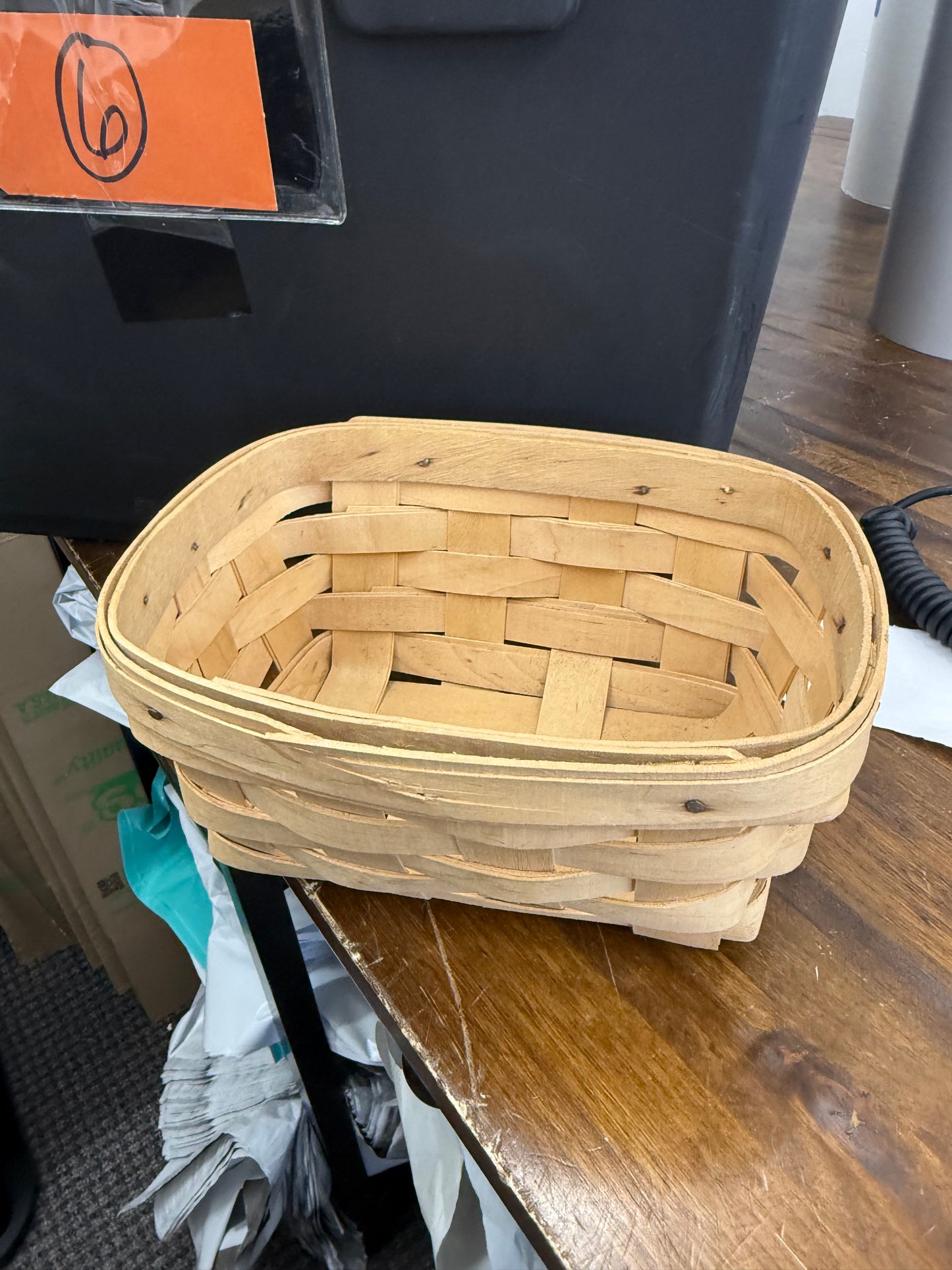 Longaberger tea basket
