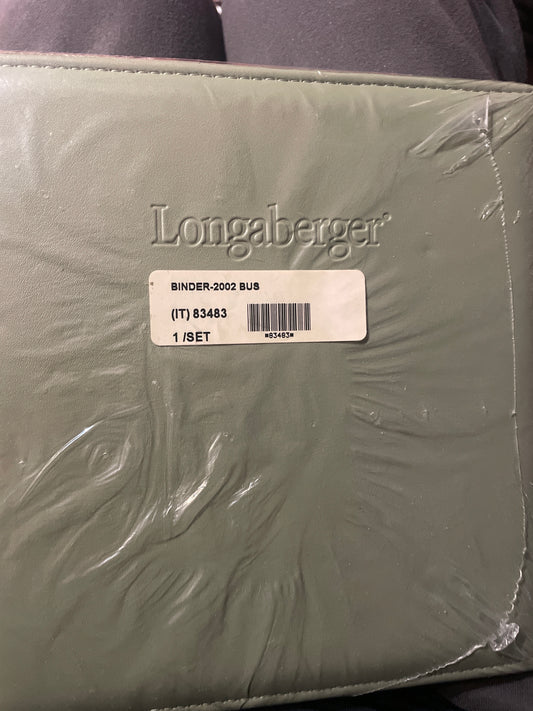 Longaberger binder