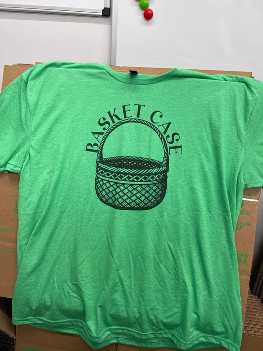 Bonkers4baskets green t-shirt (size 3XL)