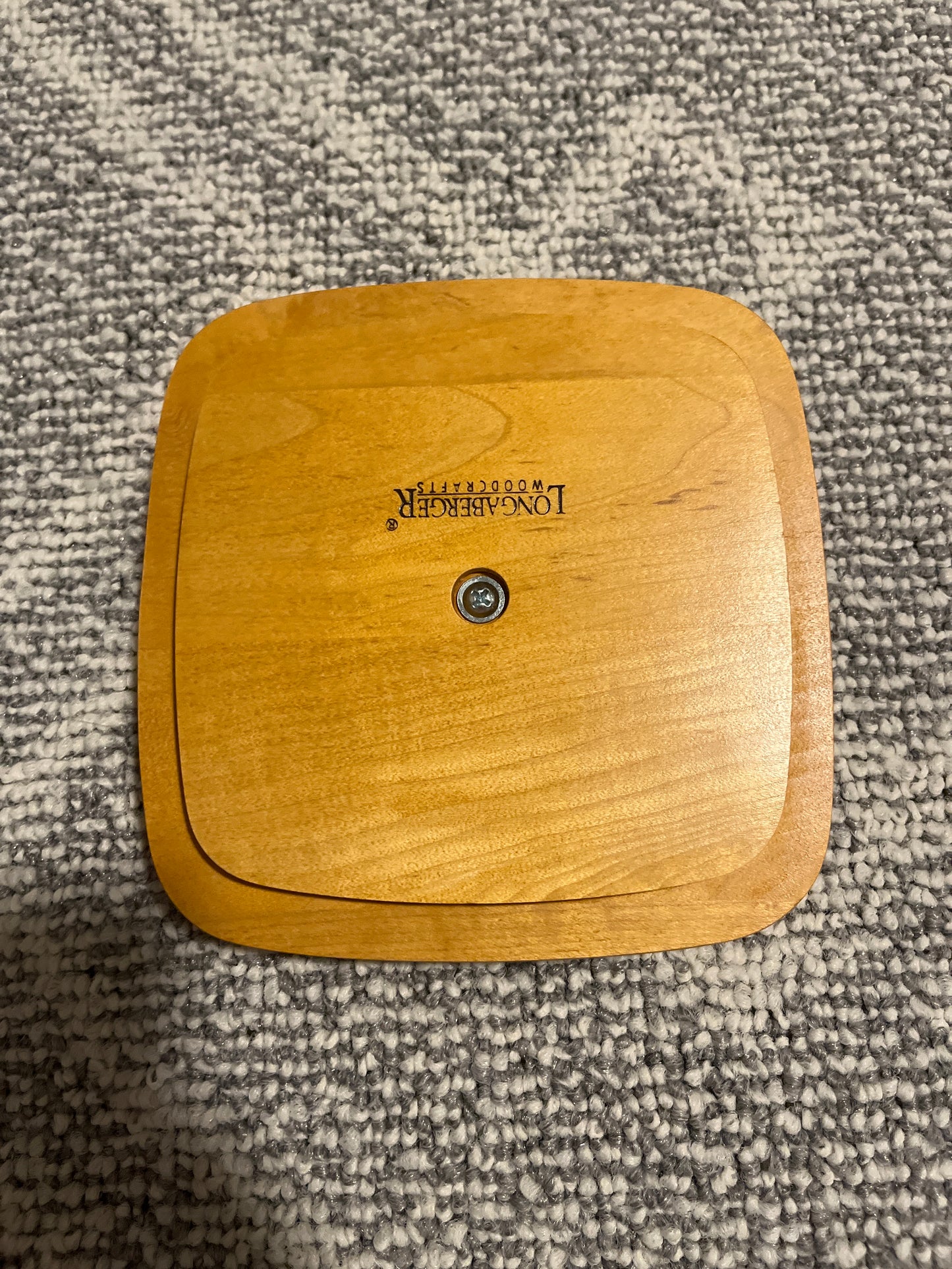Longaberger 6” square lid