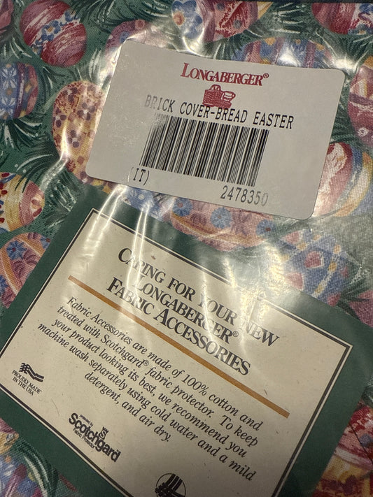Longaberger brick cover -bread in Easter