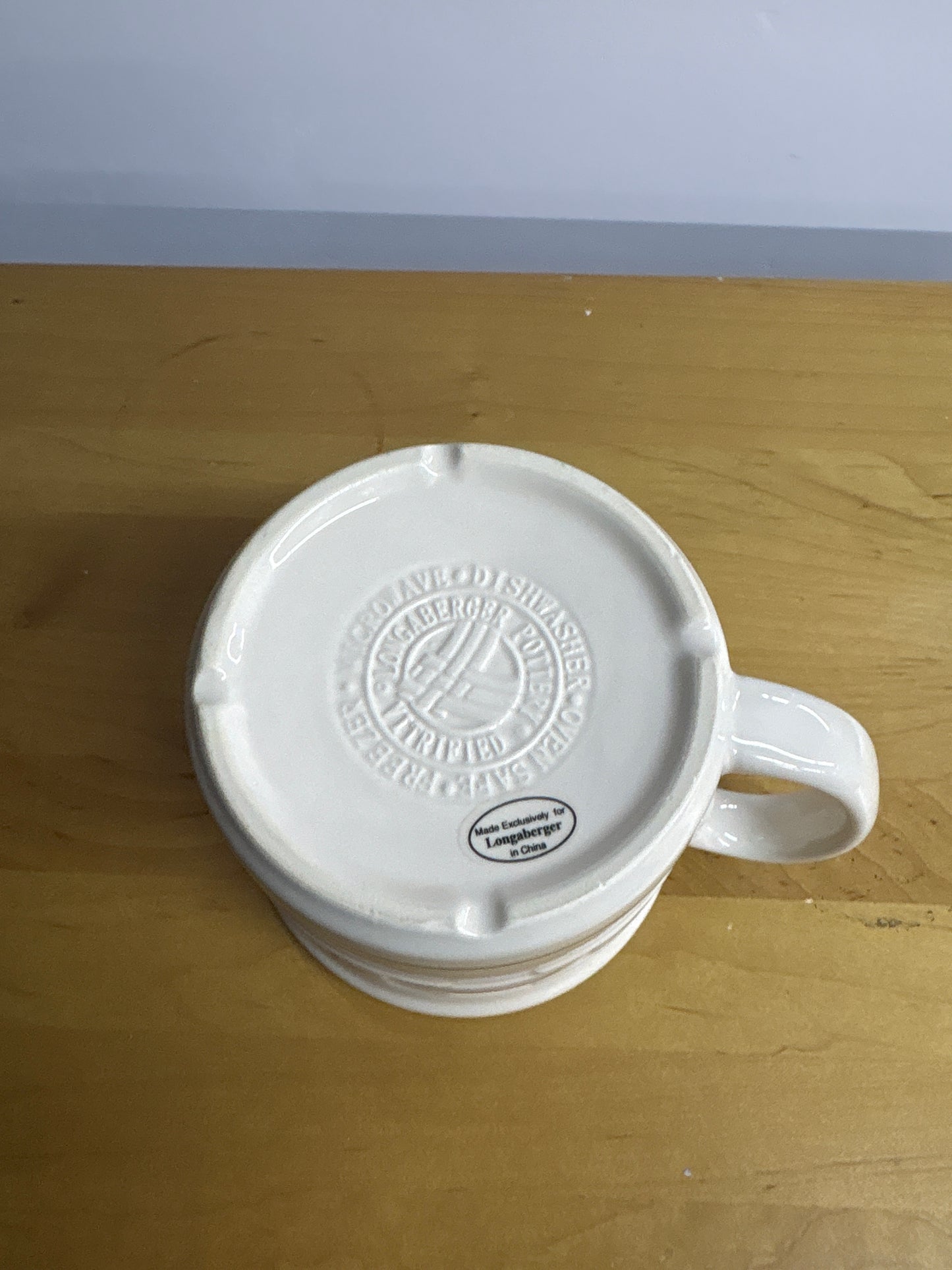 Longaberger Souper Mug in Heritage Green