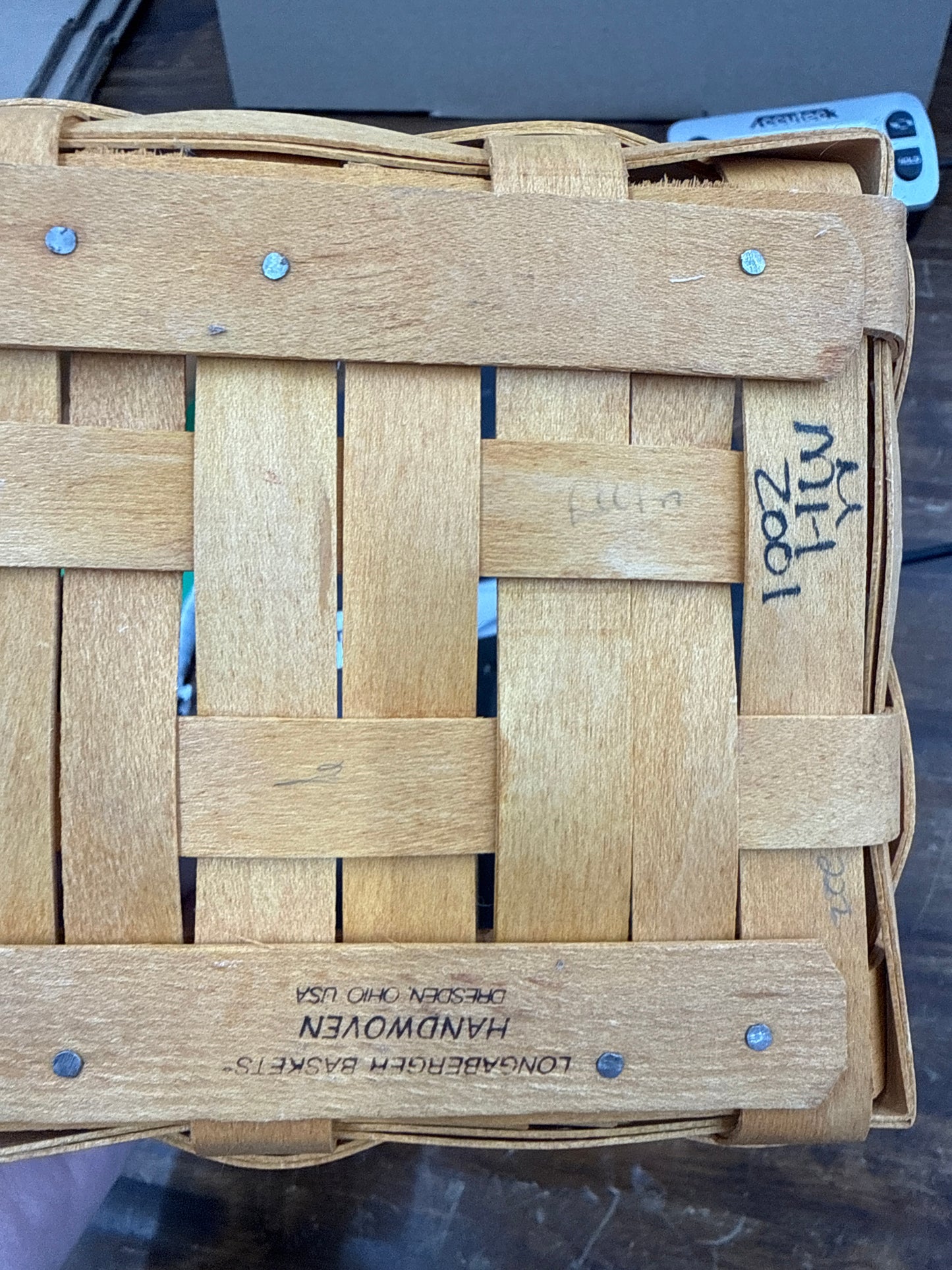 Longaberger tarragon basket