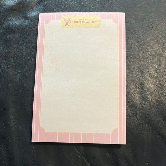 Longaberger Horizon of Hope Notepad