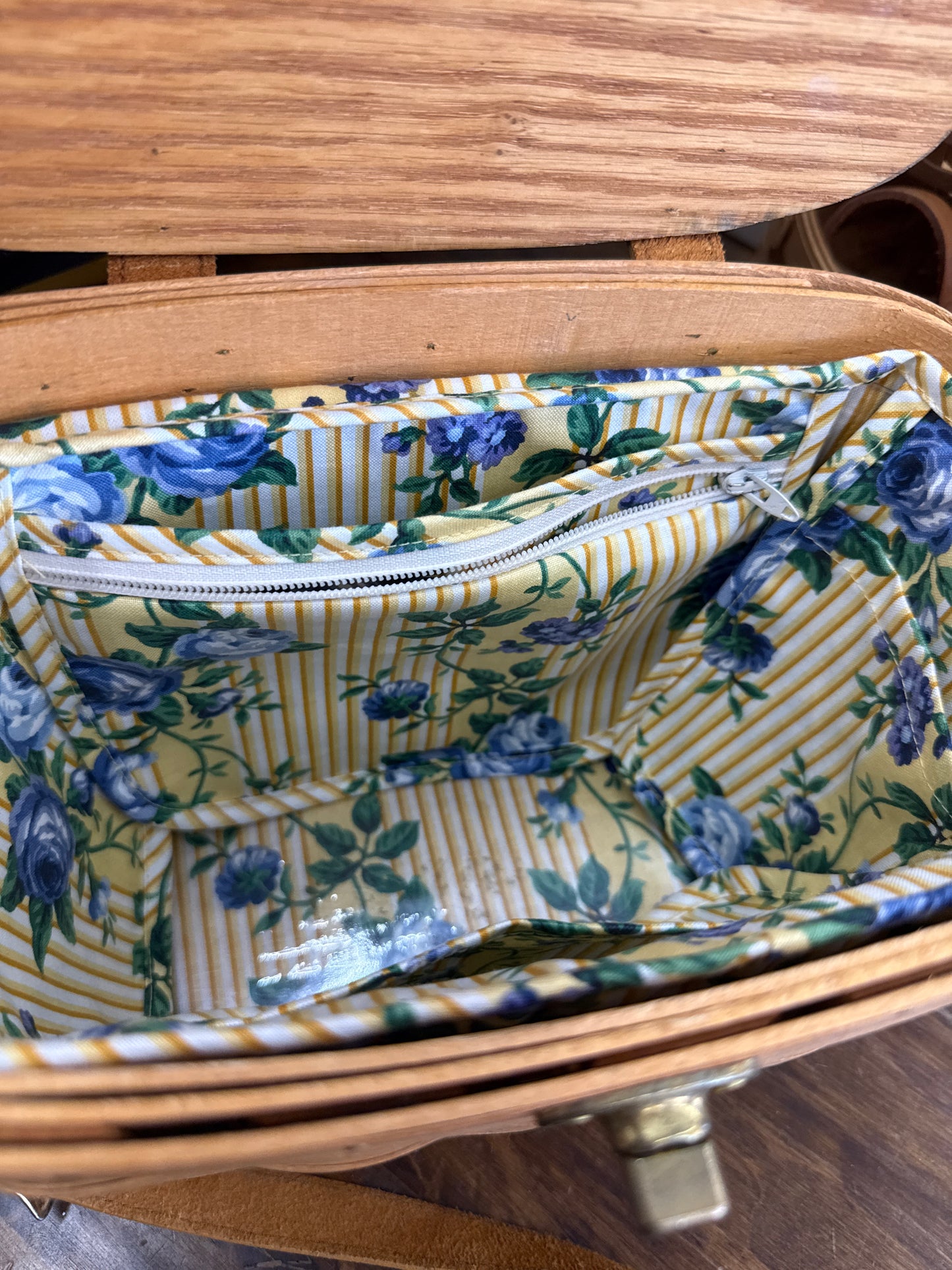 Longaberger purse with liner and protector