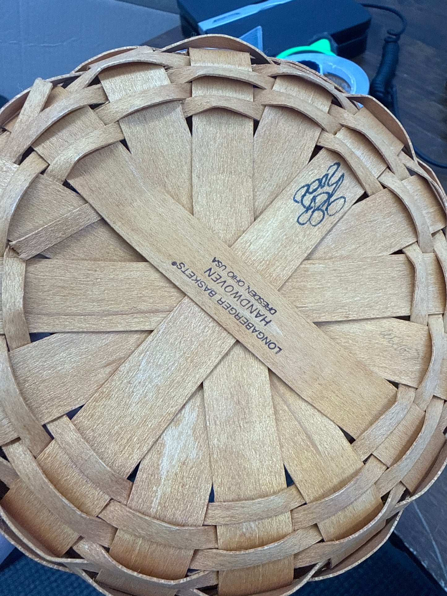 Longaberger button basket