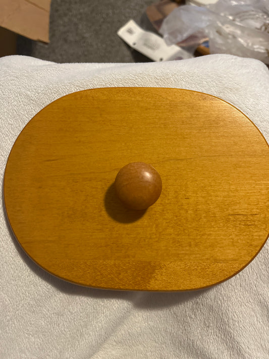 Longaberger 7.75”x5.75” ovular lid