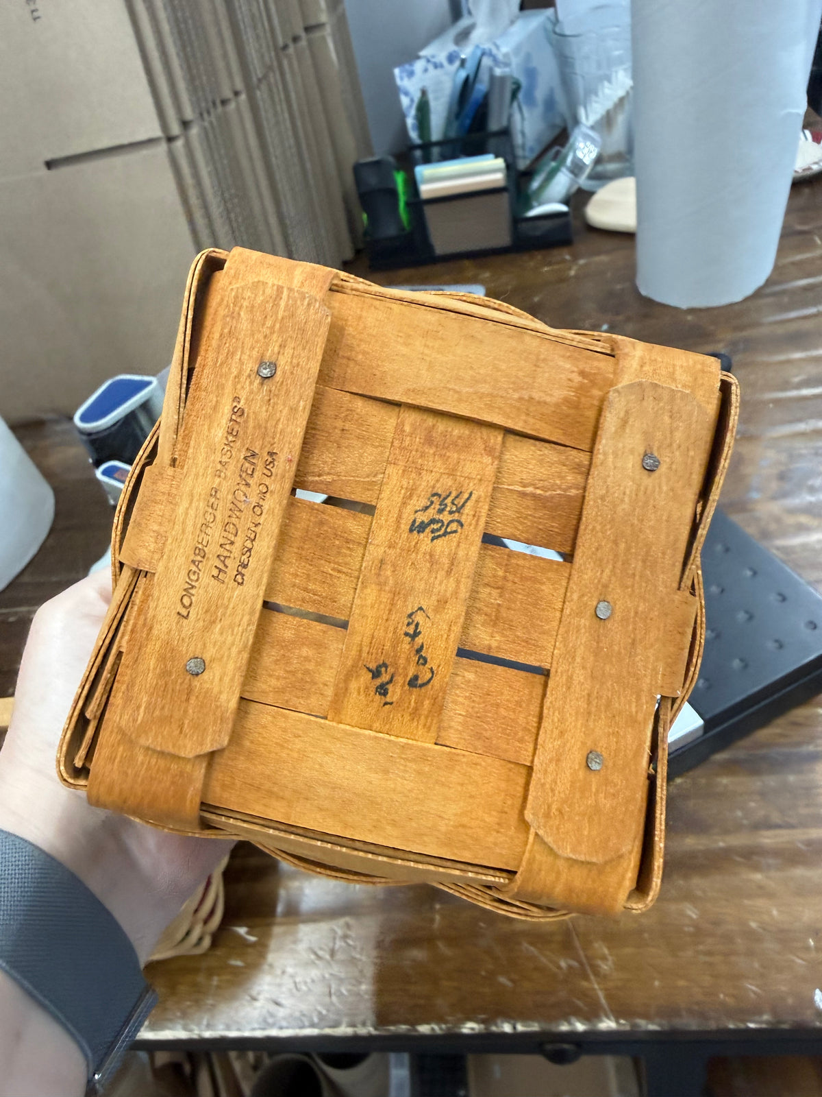 Longaberger medium peg basket
